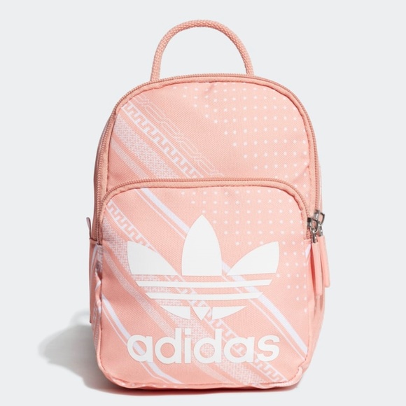 adidas Handbags - Adidas Pink Bandana Print Mini Logo Backpack